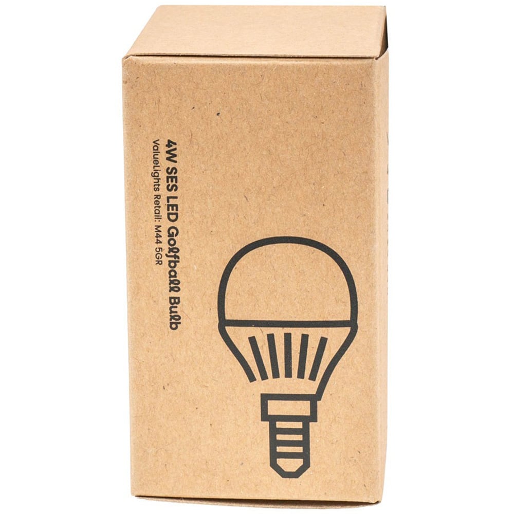 ValueLights 20 Pack E14 LED 4W 3000K Warm White Golfball Light Bulbs Image 4