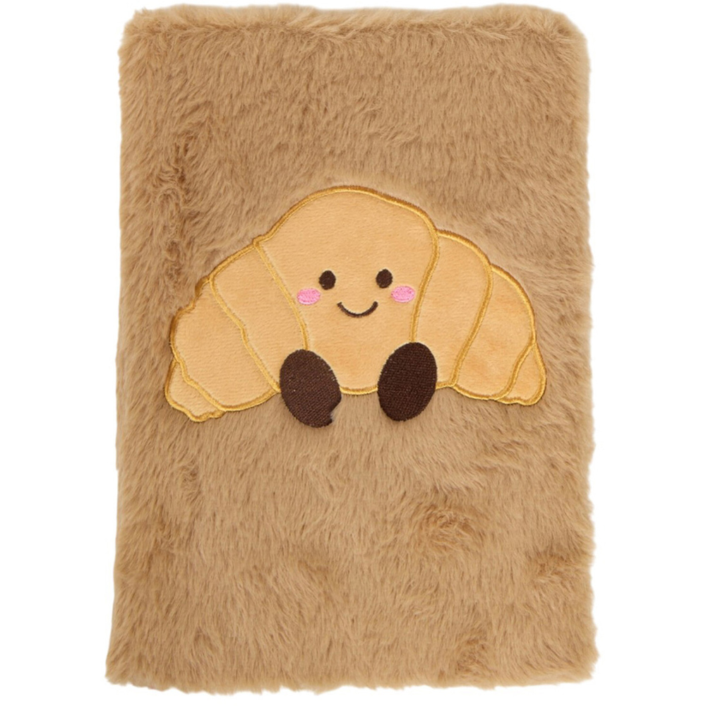Cute Fluffy Pastry B5 Notebook Brown Image 2