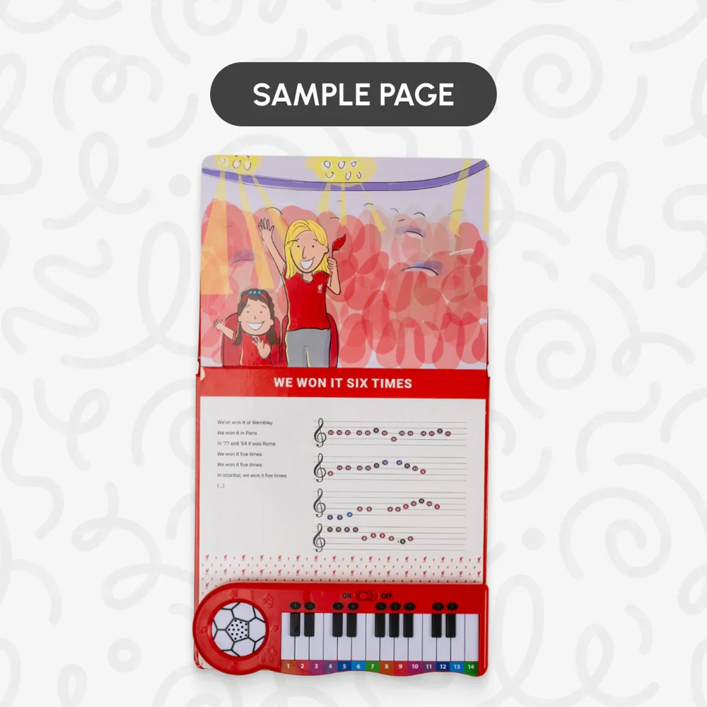 Fans Legacy Liverpool FC LFC Fan Chants Piano Book Image 6