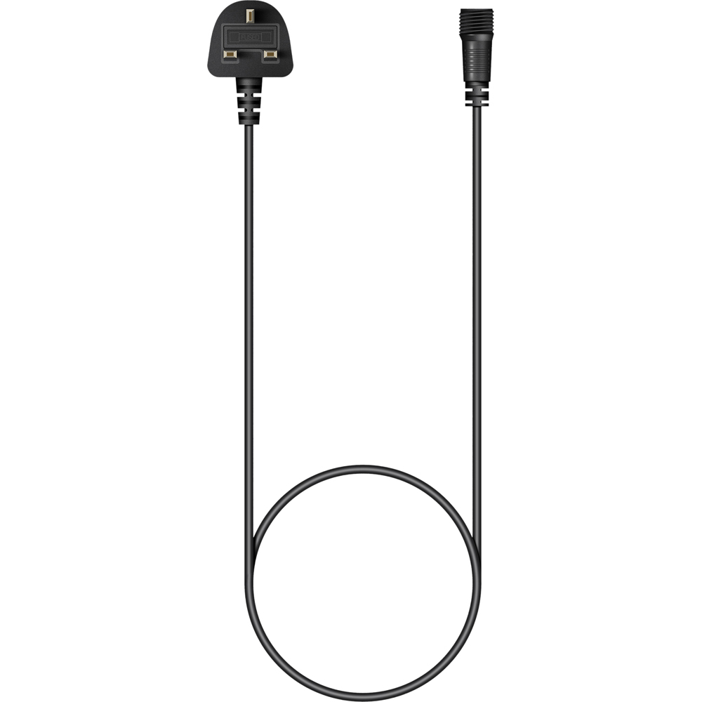 Eagle Connect Black Mains Connecting Lead 2m Image 1