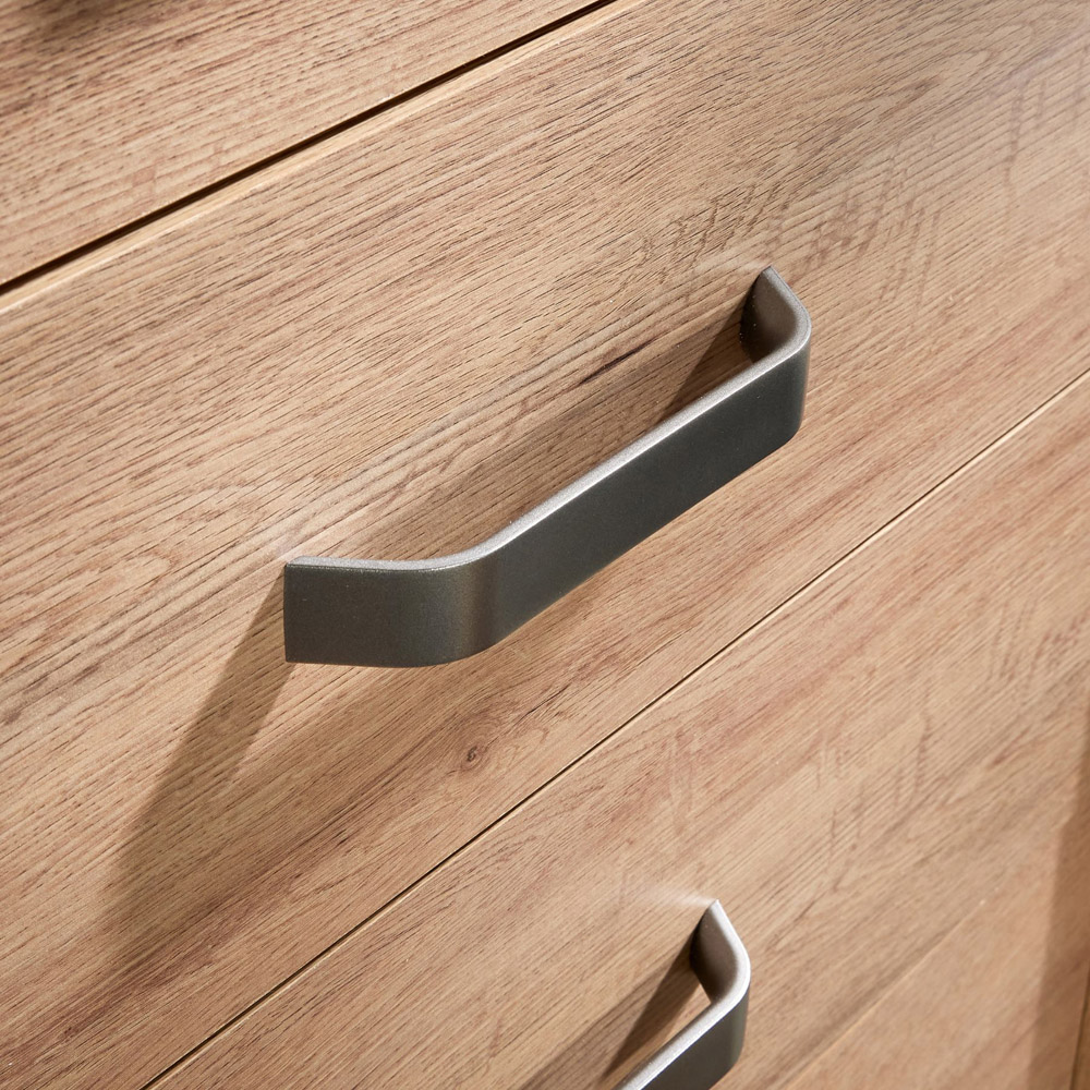 Home Source Huntingdon 5 Drawer Wooden Chest of Drawers Image 5