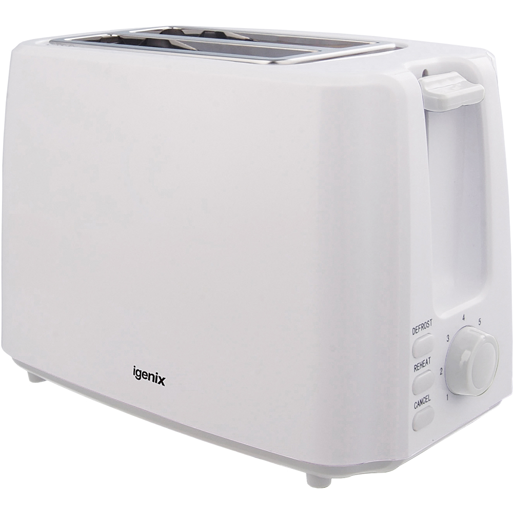Igenix IGPK31 White 20L Microwave with Steam Iron 1600W 2 Slice Toaster and 1.7L Kettle Set Image 2