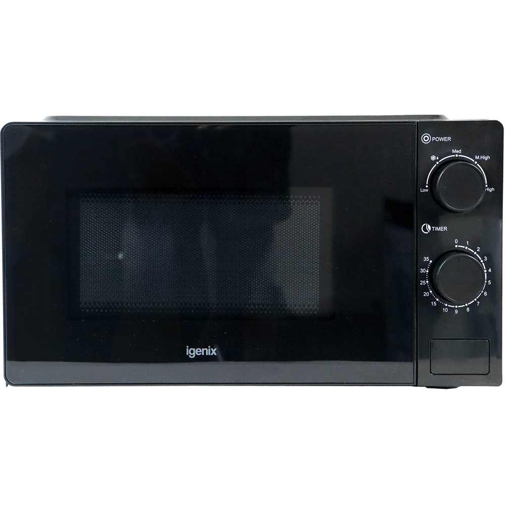 Igenix IGMS02071B Black 20L Manual Microwave 700W Image 2