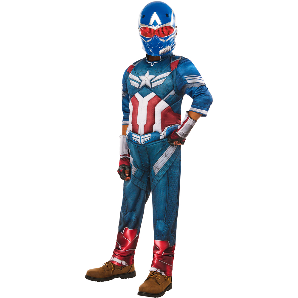 Marvel Deluxe Captain America Costume Age 9 to 10 Years Image 5