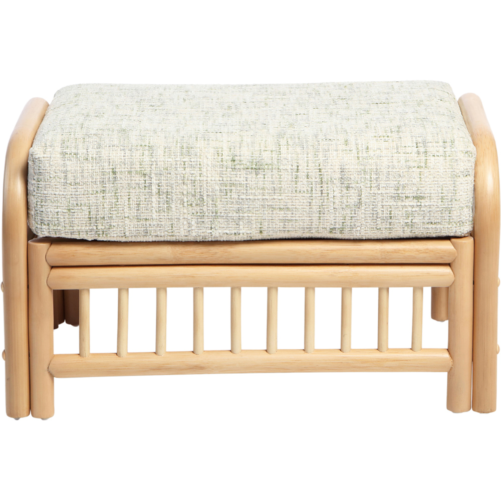 Desser Solo Natural Rattan Apple Crumble Footstool Image 3