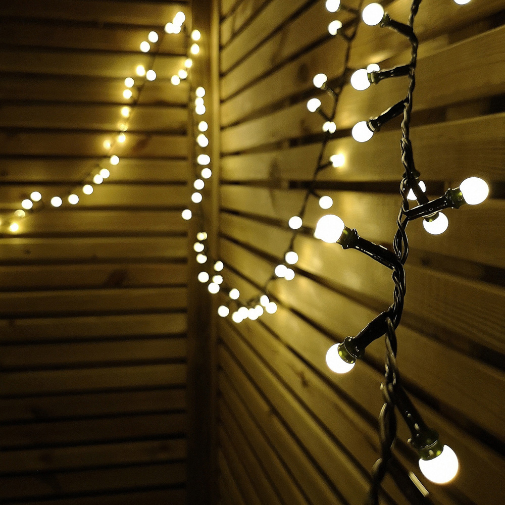 Samuel Alexander Warm White LED Frosted Berry Christmas String Lights 7.5m Image 5