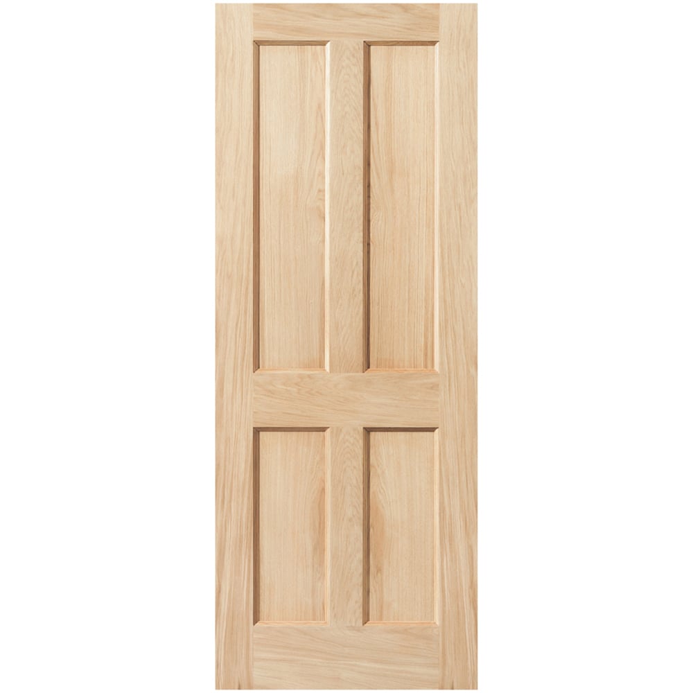 JB Kind Derwent Oak Veneered FD30 Unfinished Internal Door 1981 x 838mm Image 1