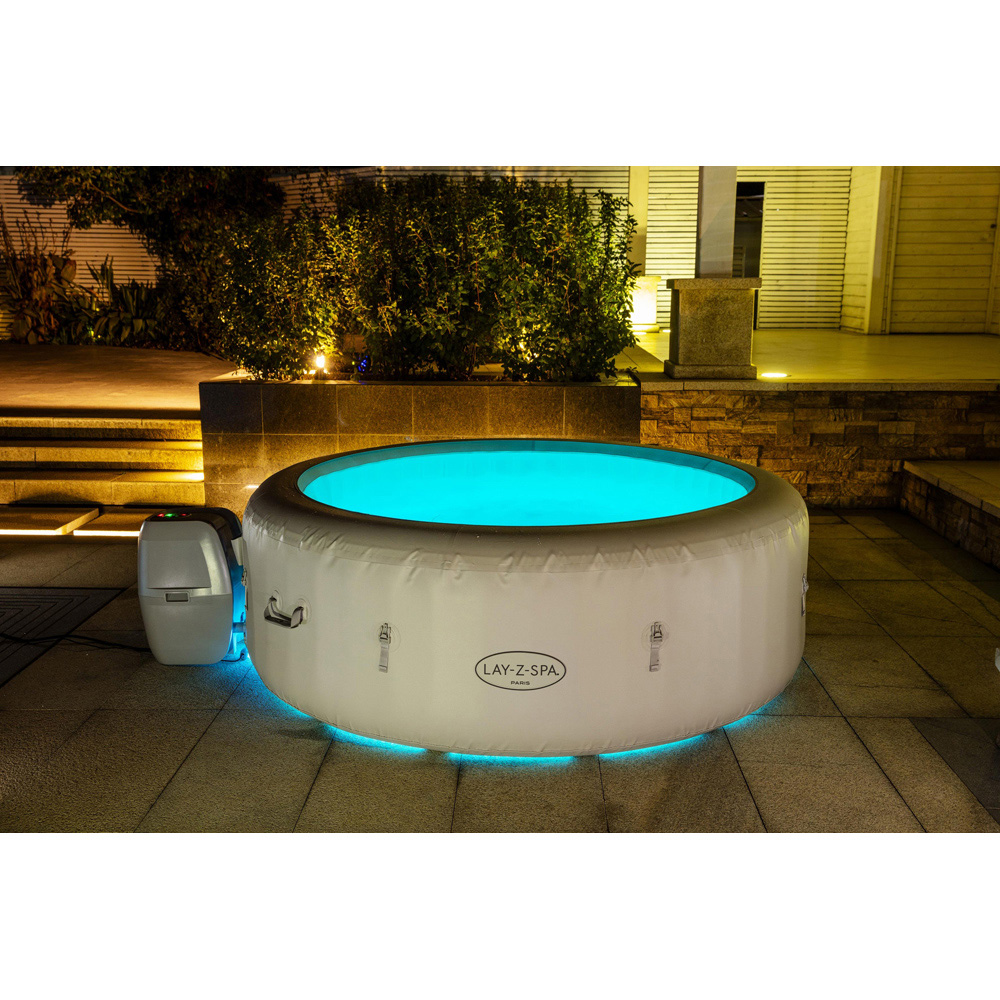 Lay-Z-Spa Paris 6 Person Inflatable Hot Tub 66 x 196cm Image 6
