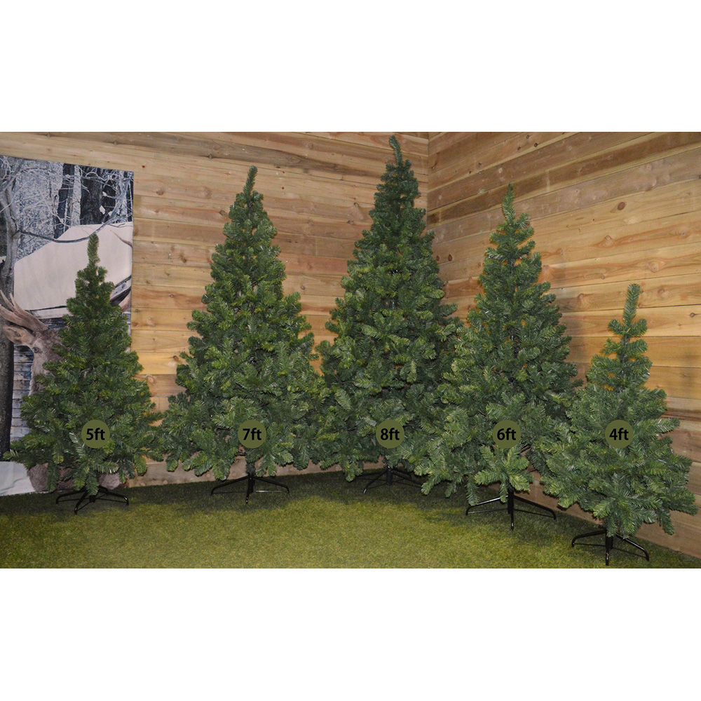 Samuel Alexander Imperial Pine Artificial Christmas Tree with 980 Tips in Green 8ft Image 5