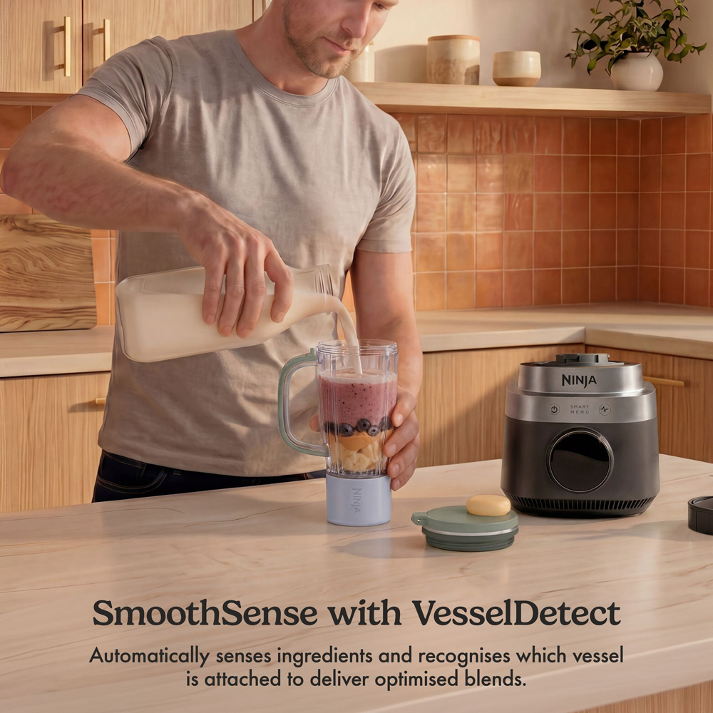 Ninja CrushBOSS LB401UKBK 3-in-1 Onyx Kitchen System with Food Processor and Tumbler Image 4