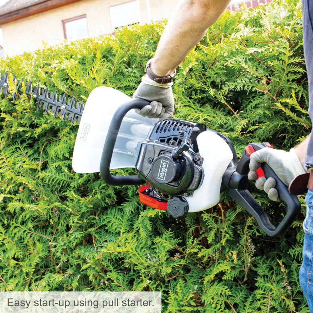 Scheppach HTH250/240P Rotating Handle Petrol Hedge Trimmer 700W Image 7