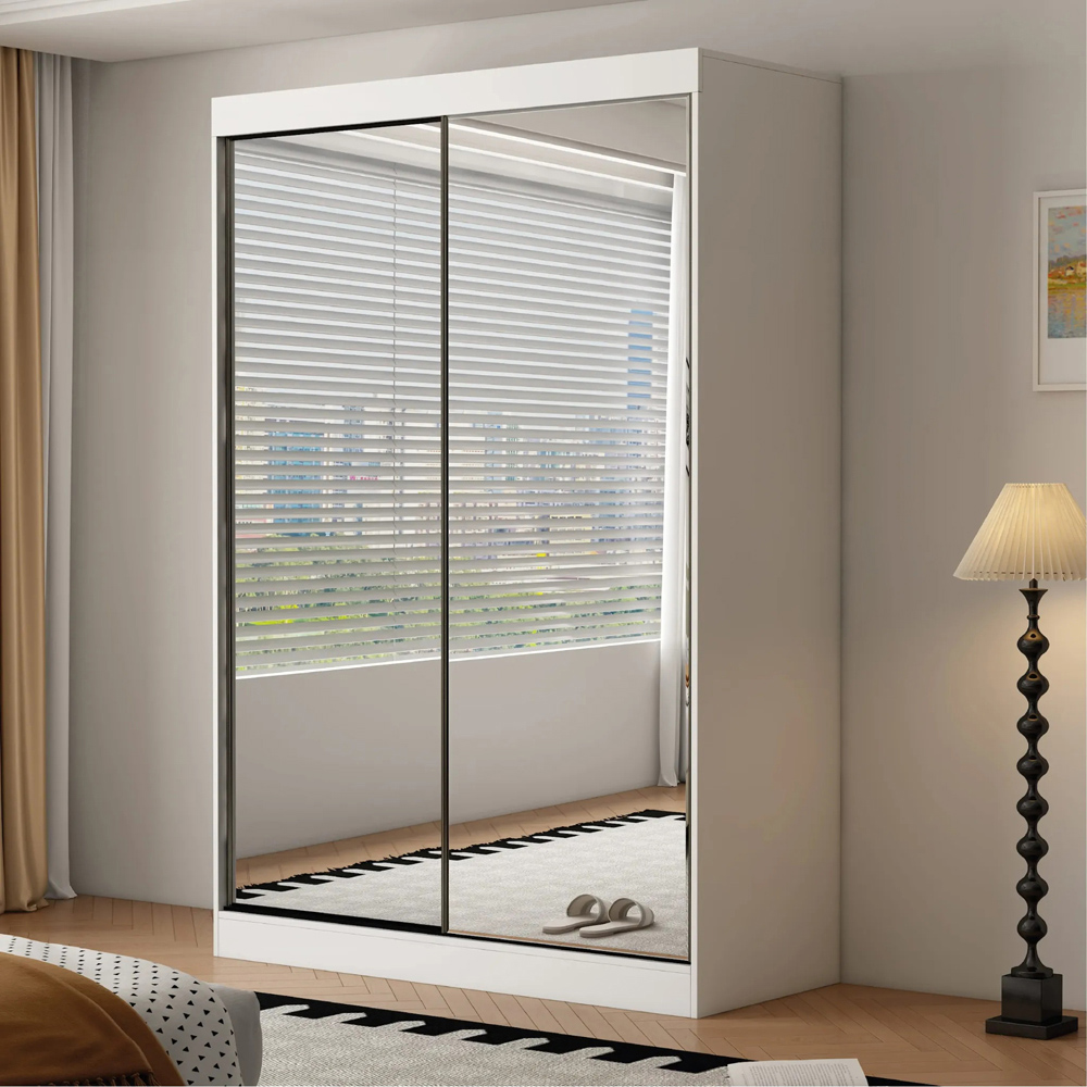 ARTESA Oracle 2 Door Full Mirrored Sliding Wardrobe Image 1