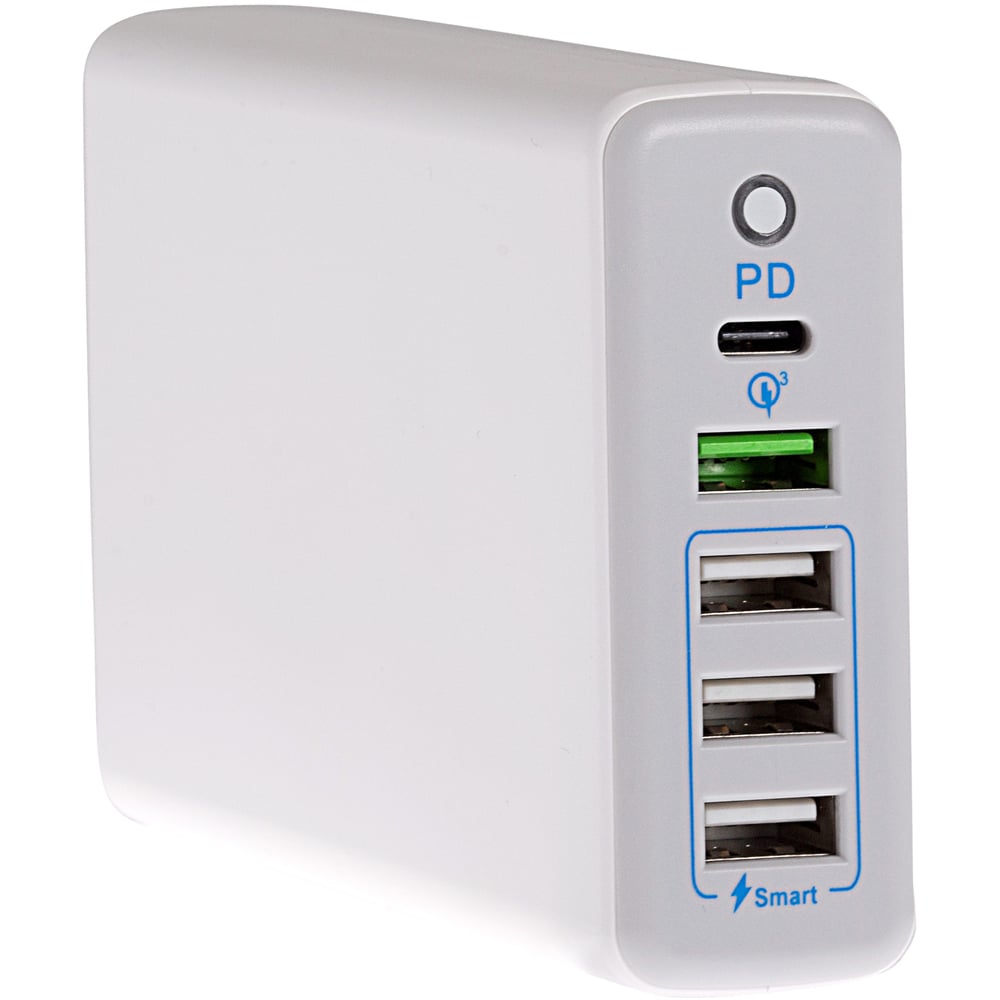 Maplin White 5 Port High Speed USB Charger 1.6m Image 1
