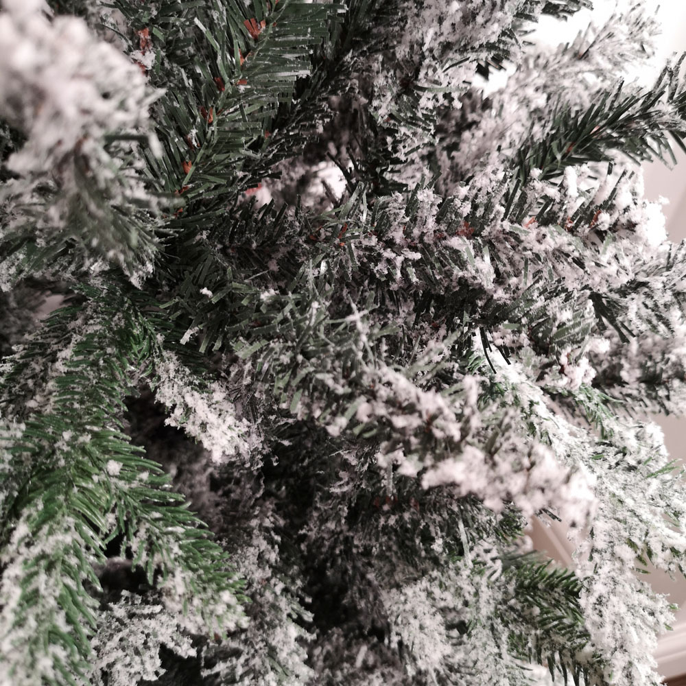 Premier Green Lapland Snow Flocked Artificial Christmas Tree 7ft Image 5