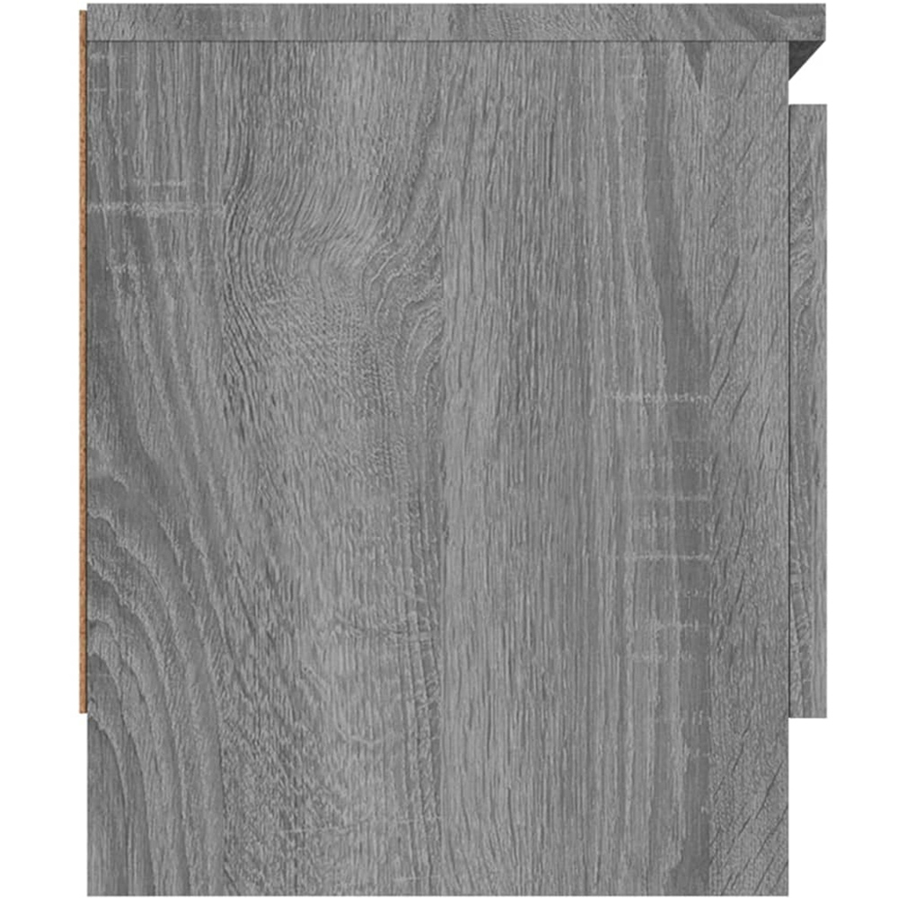 vidaXL 2 Door 2 Drawer Grey Sonoma TV Cabinet Image 6