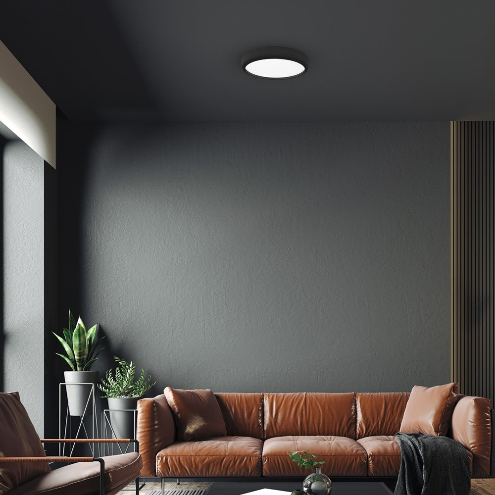 Milagro Gea Black LED Ceiling Lamp 230V Image 3
