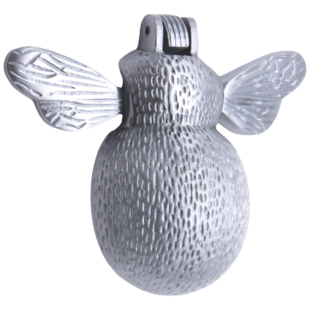 Spira Brass Satin Chrome Bumble Bee Door Knocker Image 1