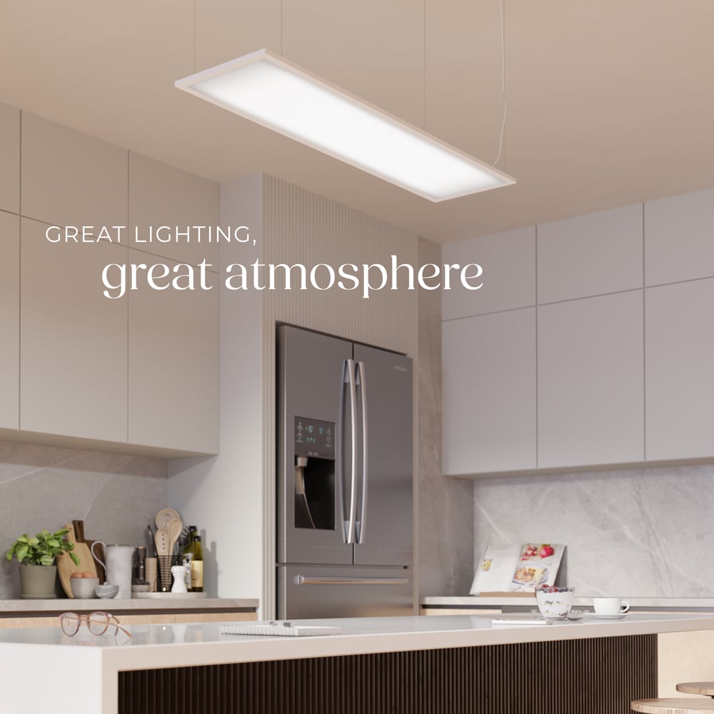 tectake Lucerna 36W 3000K Ultra Slim Warm White LED Panel Light 29.5 x 119.5cm Image 7
