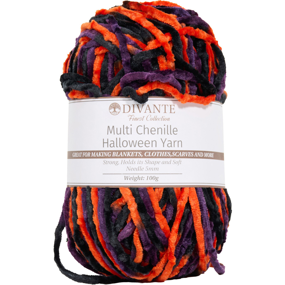 Chenille Halloween Yarn Image 4