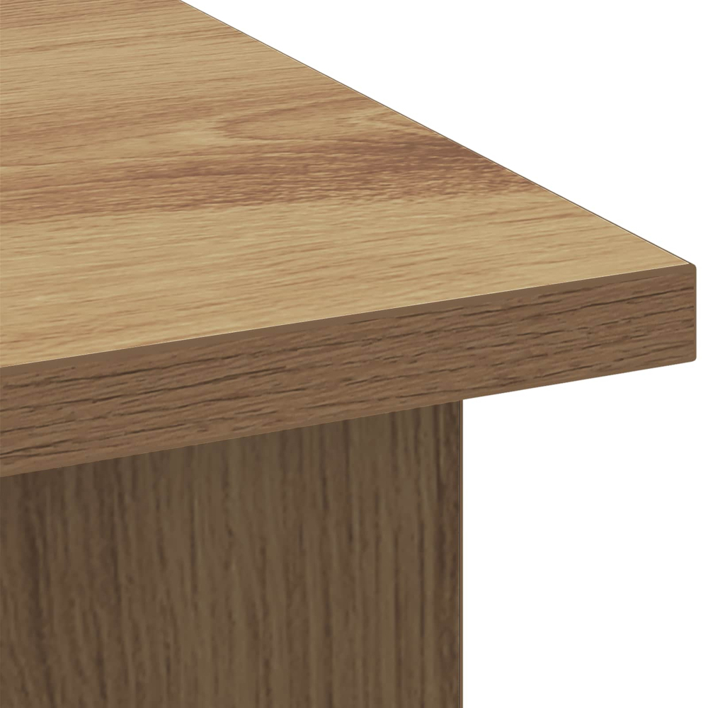 vidaXL 2 Shelf Artisan Oak TV Stand Image 7