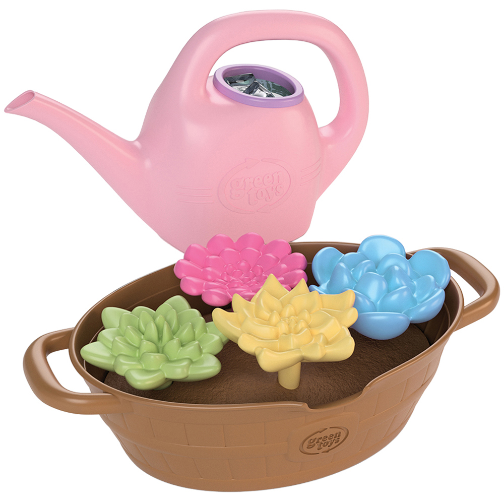 Green Toys Kids Pink Rainbow Bloom Colour Changing Water Activity Set Image 2