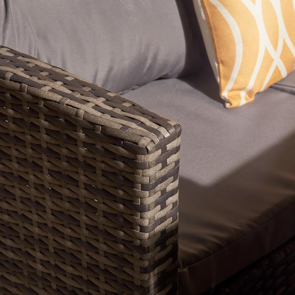 Home Treats 9 Seater L Shape Rattan Corner Sofa Set Image 3