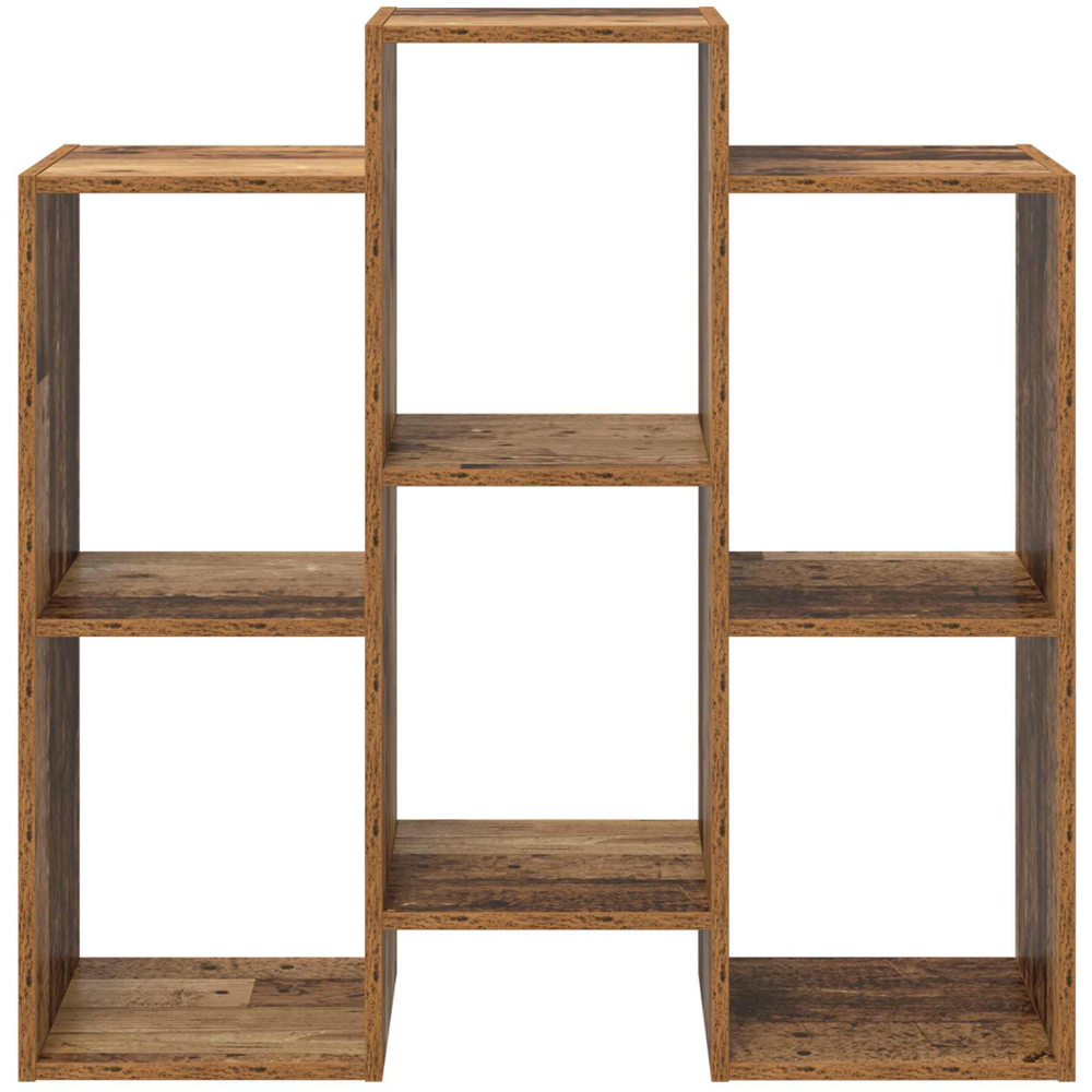 vidaXL 6 Open Shelf Old Wood Sideboard Image 5