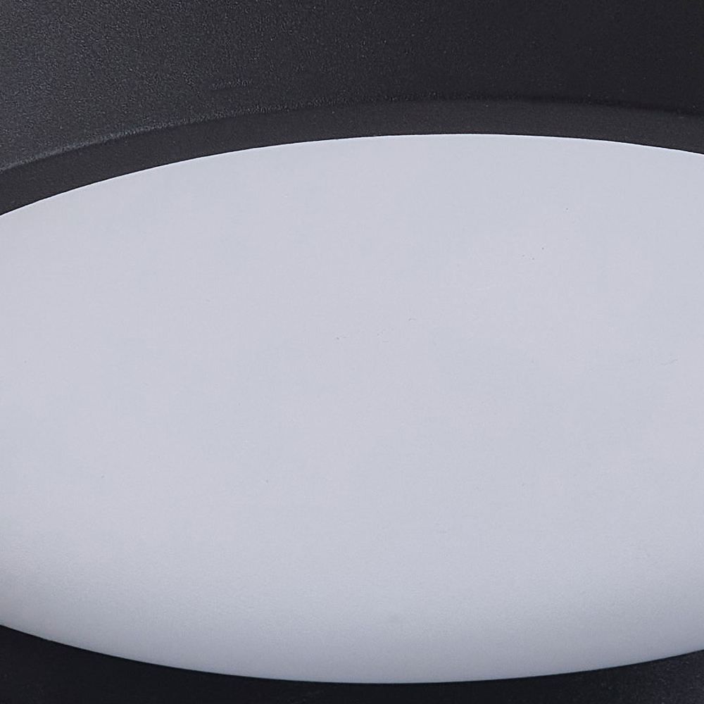 Living and Home Black LED Ceiling Light with 3 Colour Temperatures Image 4
