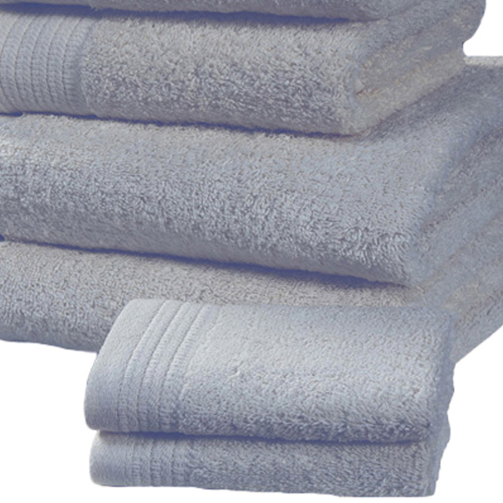 Rapport Home Chatsworth Super Soft 600gsm Combed Cotton Blue Hand Towel Image 3