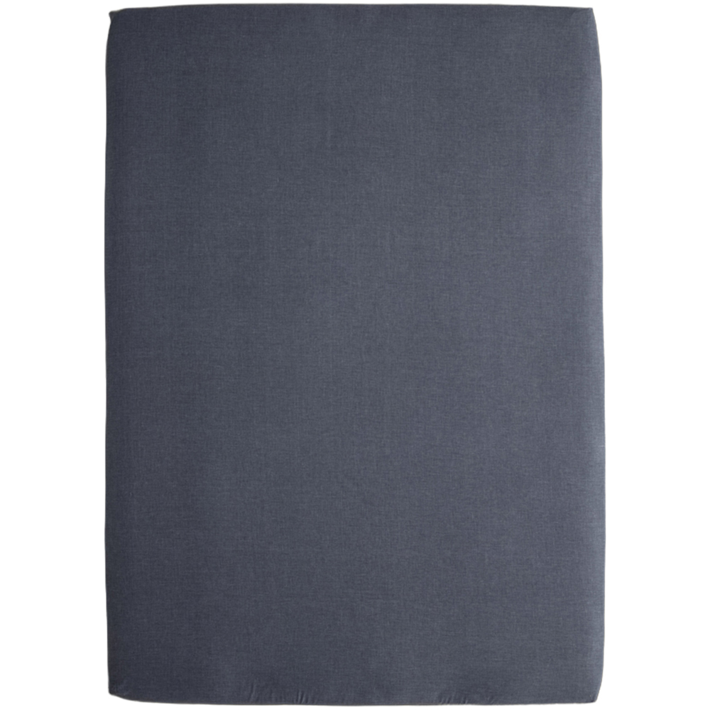 Deyongs Southwick Super King Size Navy Fitted Sheet Image 1