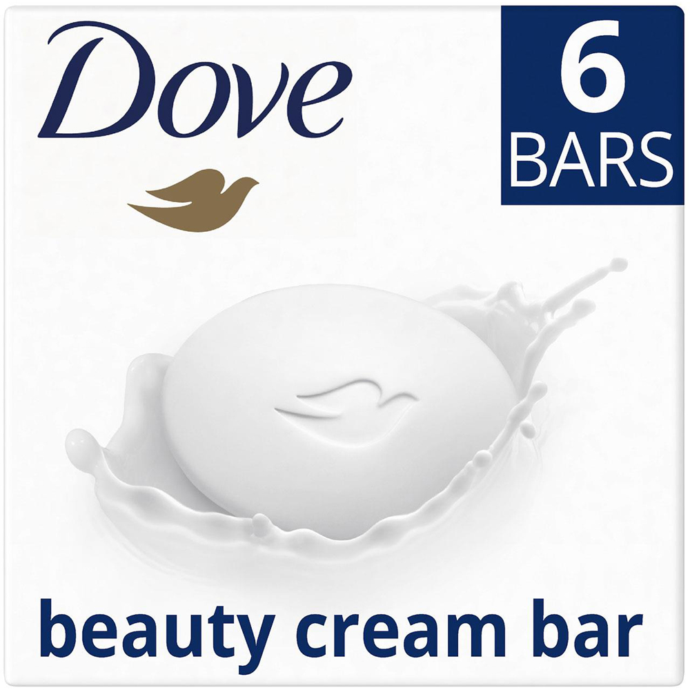Dove Original Deep Moisture Beauty Cream Bar 6 x 90g 4 Pack Image 4