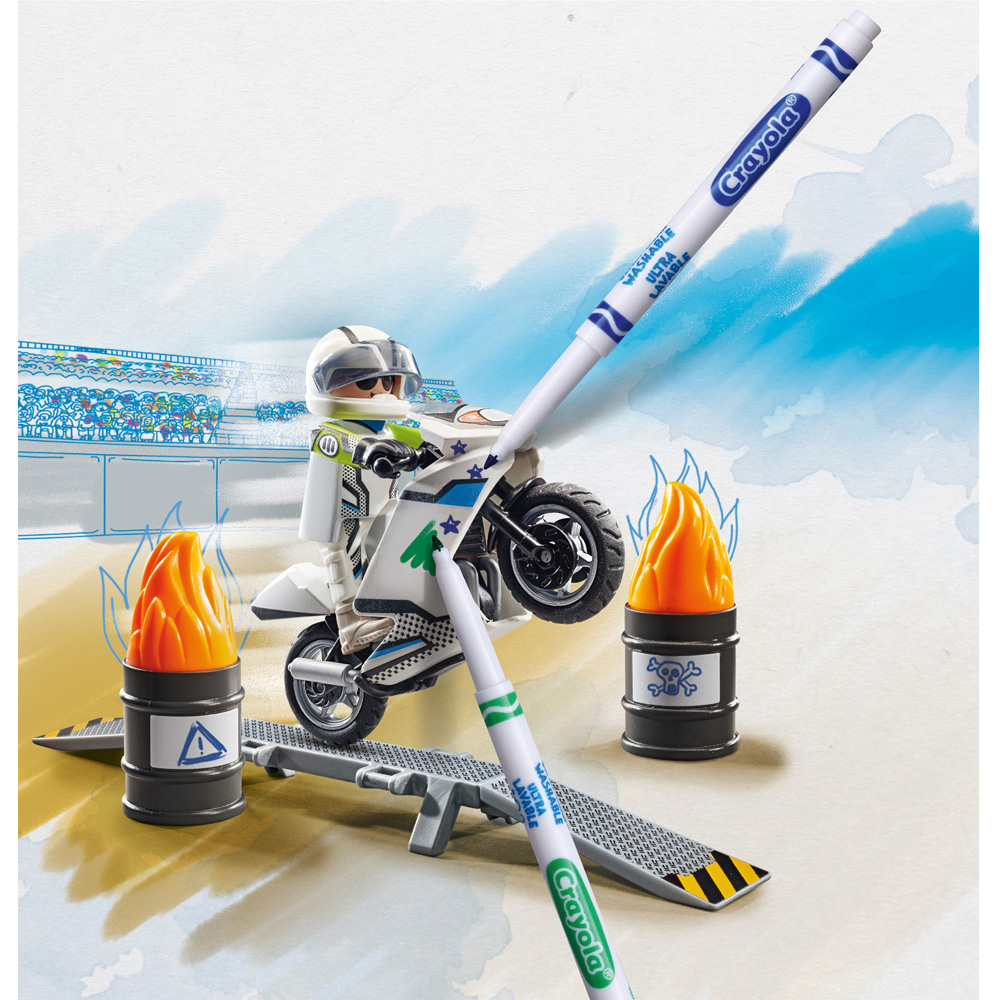 Playmobil Colour Motorbike Playset 18 Piece Image 5