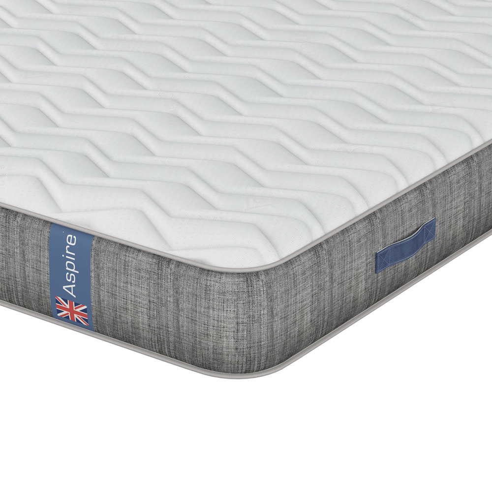 Aspire FlexRest King Size Medium Comfort Memory Foam Pocket Spring Hybrid Mattress Image 3