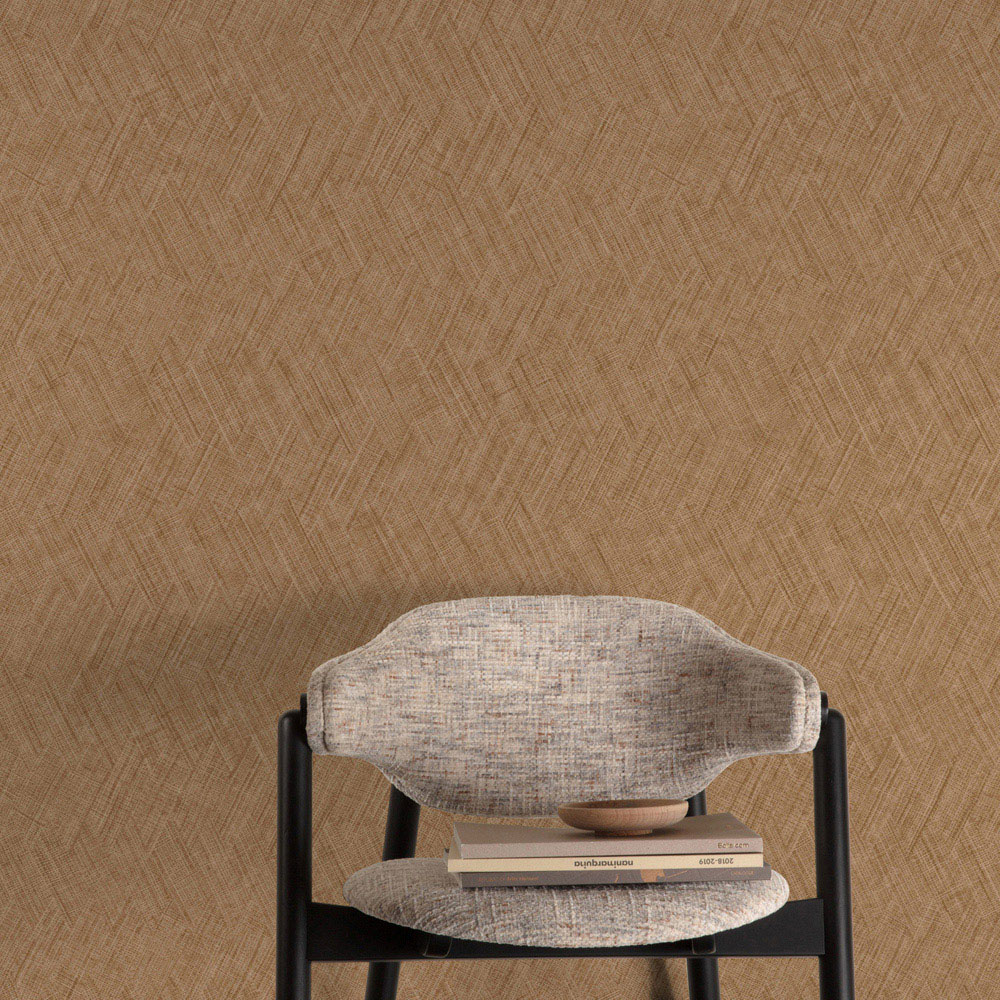Grandeco Yuno Terracotta Brick Wallpaper Image 3