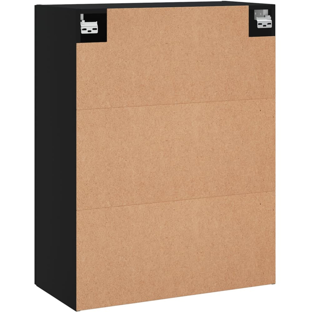 vidaXL 2 Door Black Wall Mounted Cabinet Image 9
