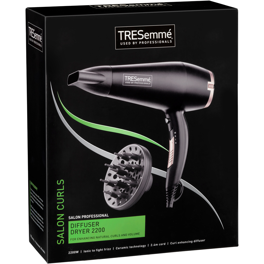 TRESemme Ionic Ceramic Technology Hair Dryer with Diffuser 2200W Image 2