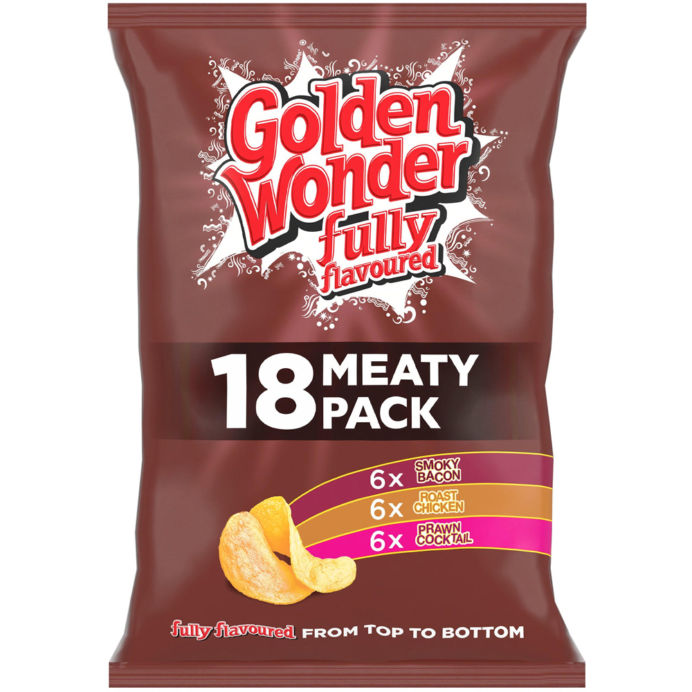 Golden Wonder Meaty  Variety Crisps 18 Pack Image