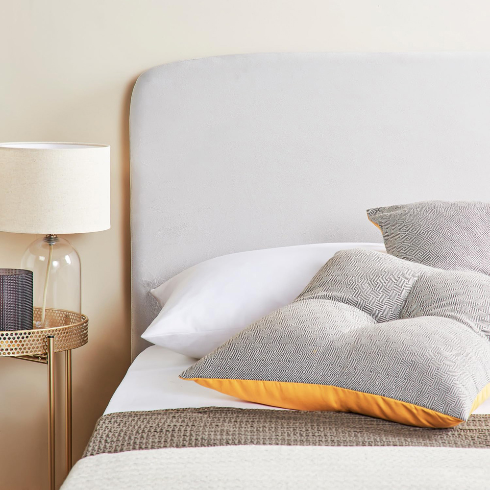 Home Treats Double Velvet Ottoman Bed Image 2