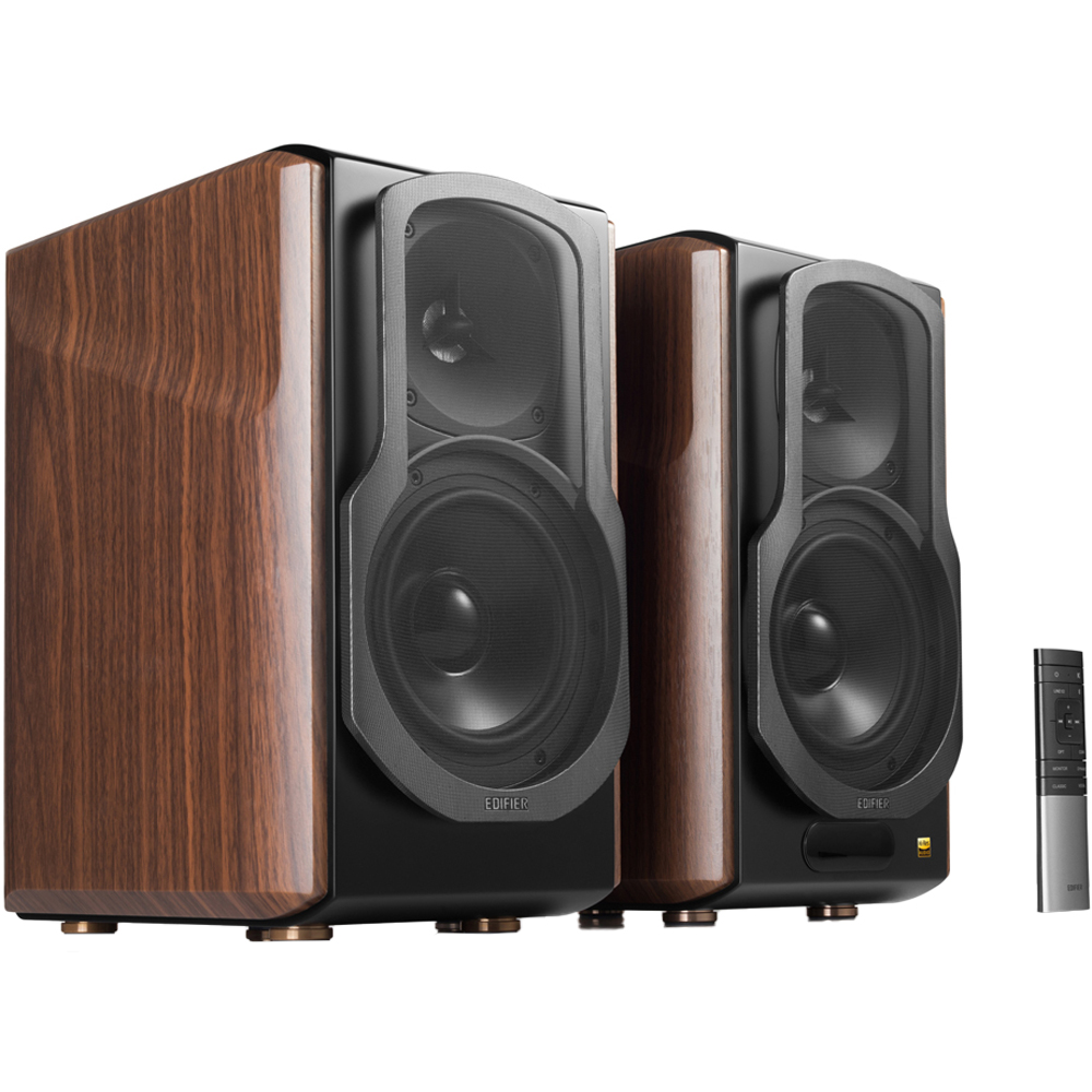 Edifier S2000MKIII 2.0 Brown Bluetooth Bookshelf Speaker Set 130W Image 1