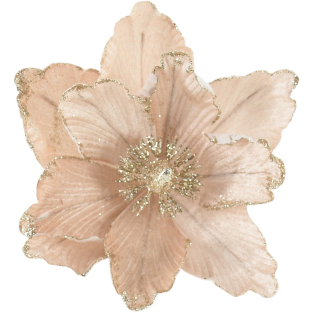 Magnolia Decorative Clip Cream Image 1