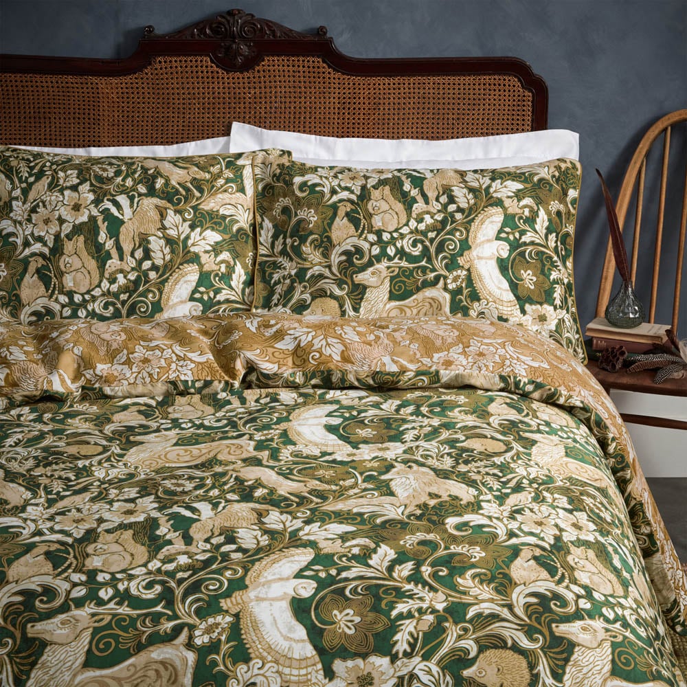 Paoletti Harewood Single Emerald Duvet Set Image 2