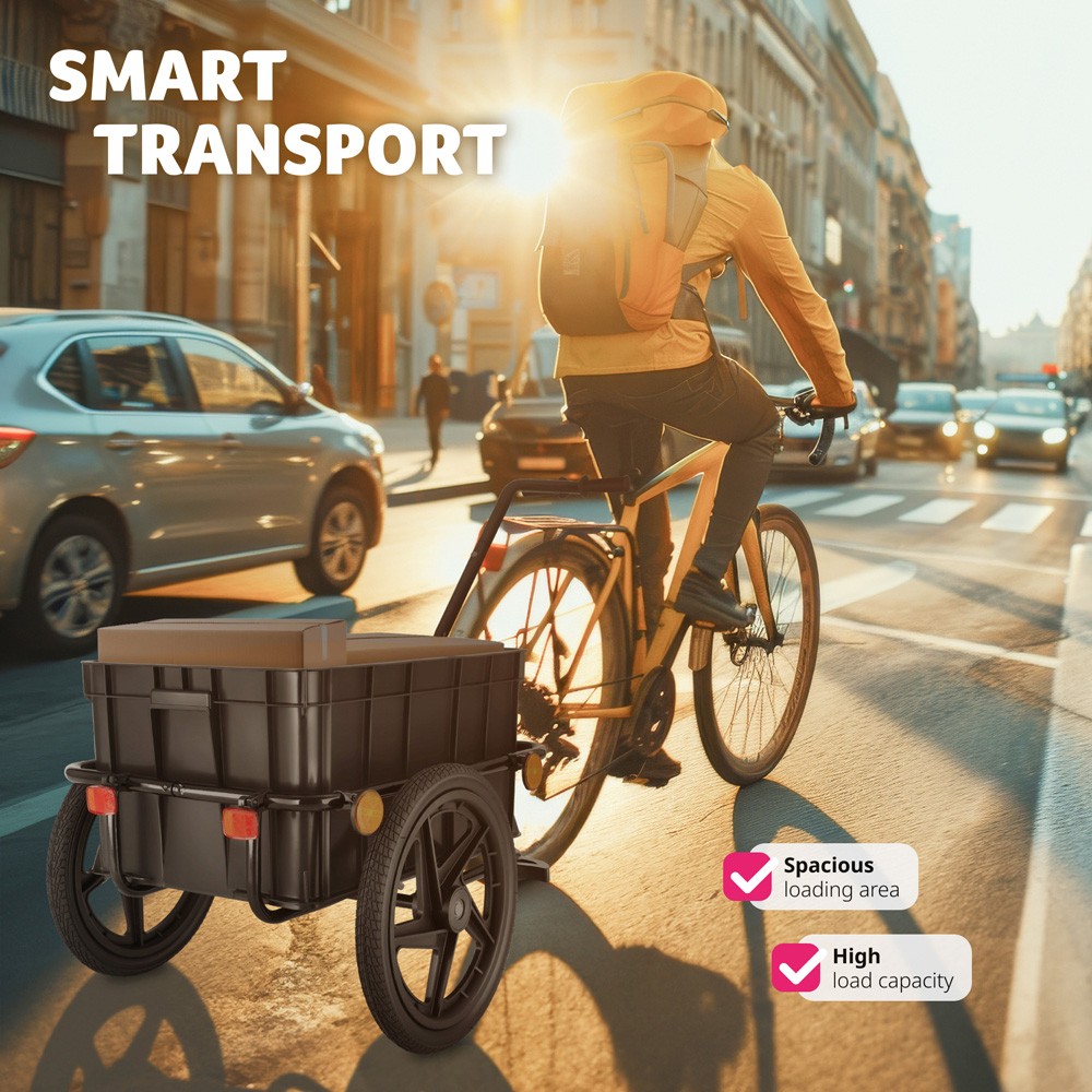 tectake CargoXpress Multifunctional Hand Cart Bicycle Trailer Image 8