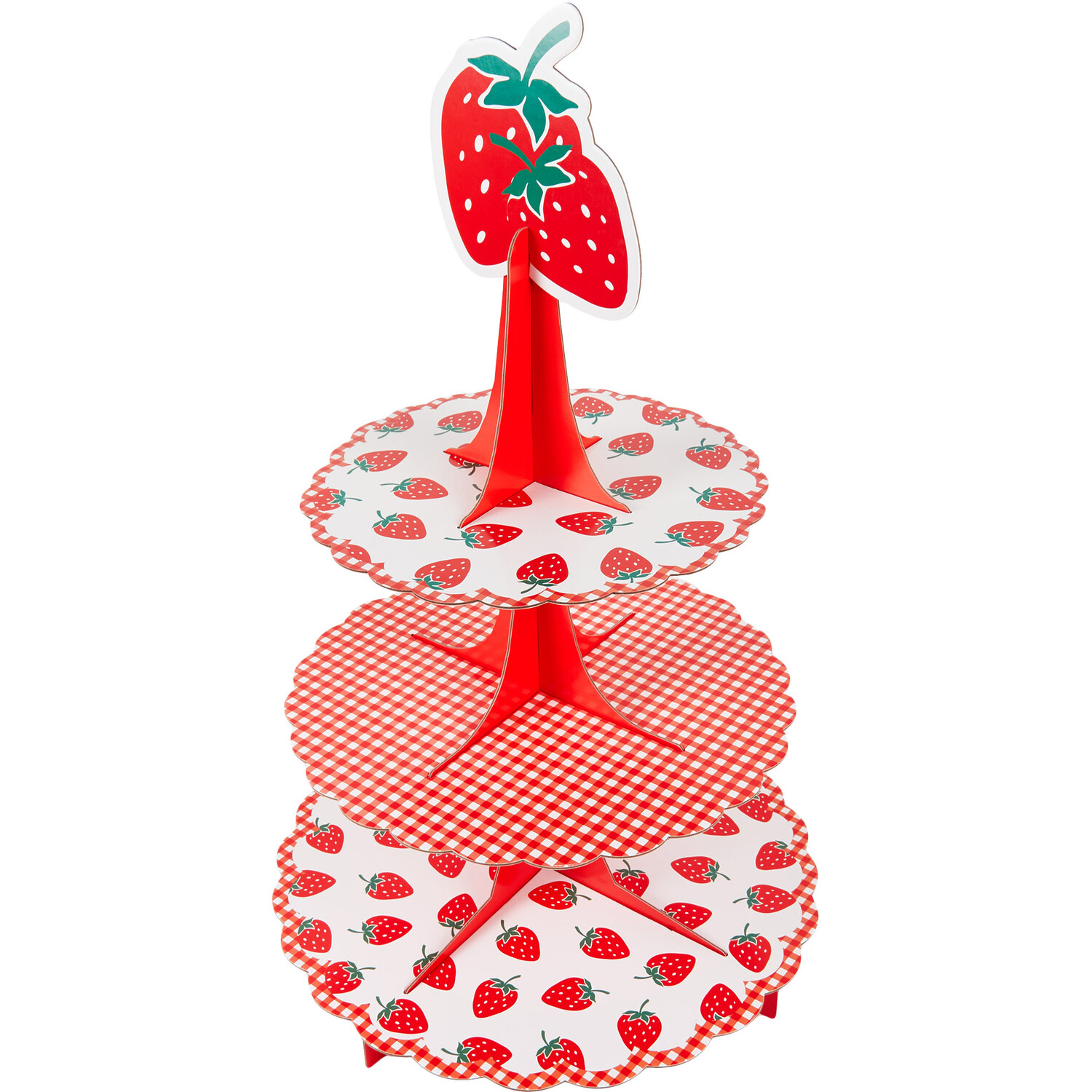 3 Layer Strawberry Cake Stand Image 4