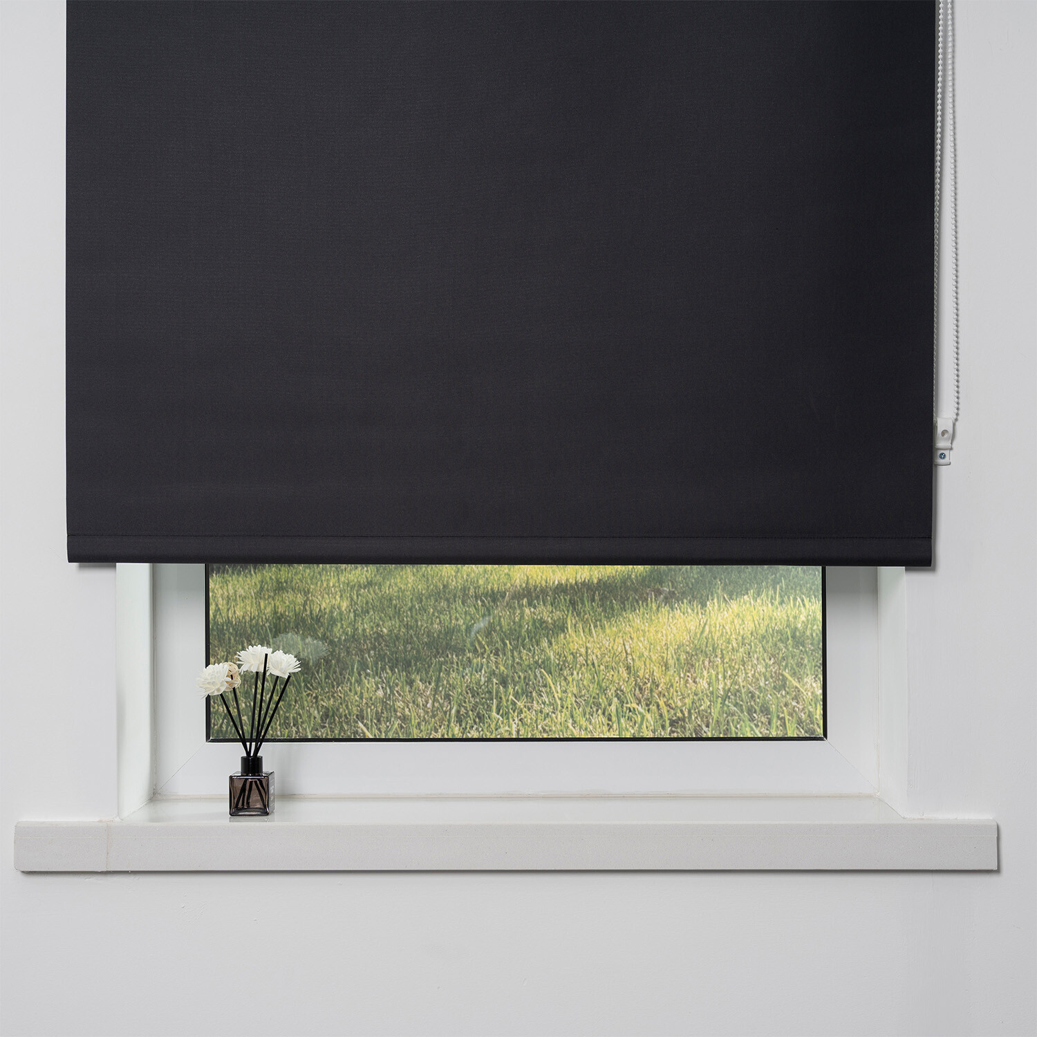 Divante Plain Blackout Roller Blind - Dark Slate / 180cm Image 2