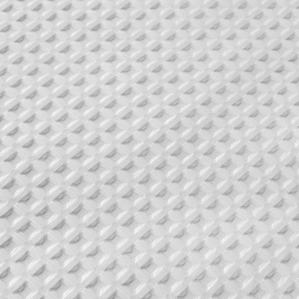 Velosso Waffle White Blackout Curtains 137 x 116cm Image 2