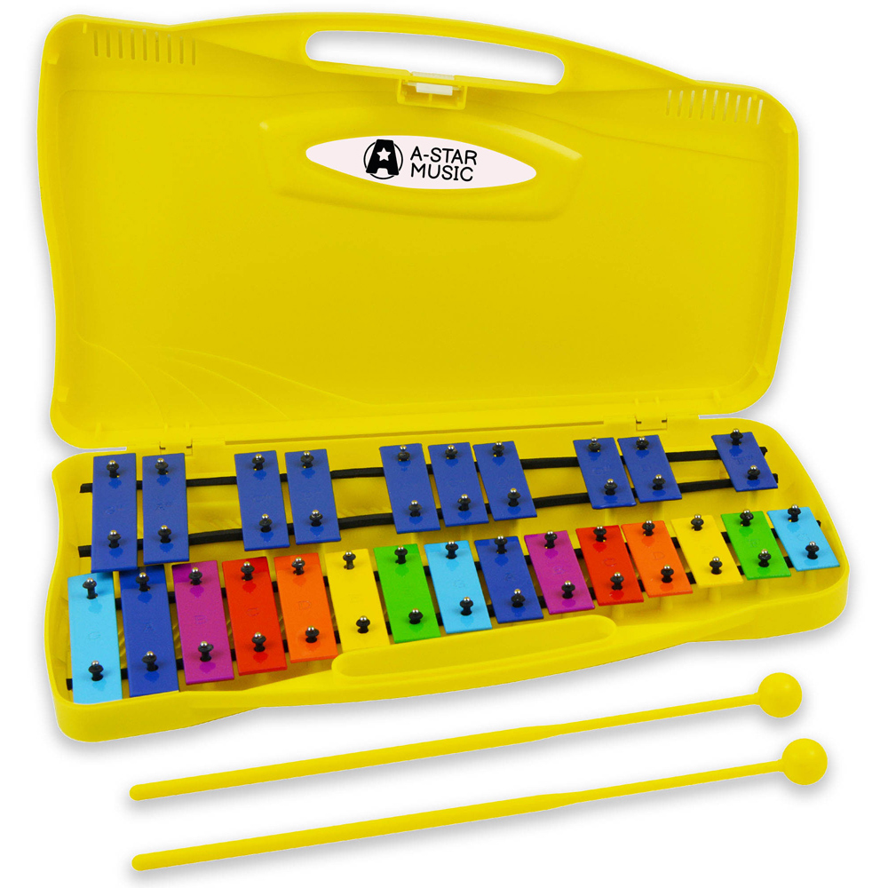 A-Star 25 Note Rainbow Chromatic Glockenspiel Image 1