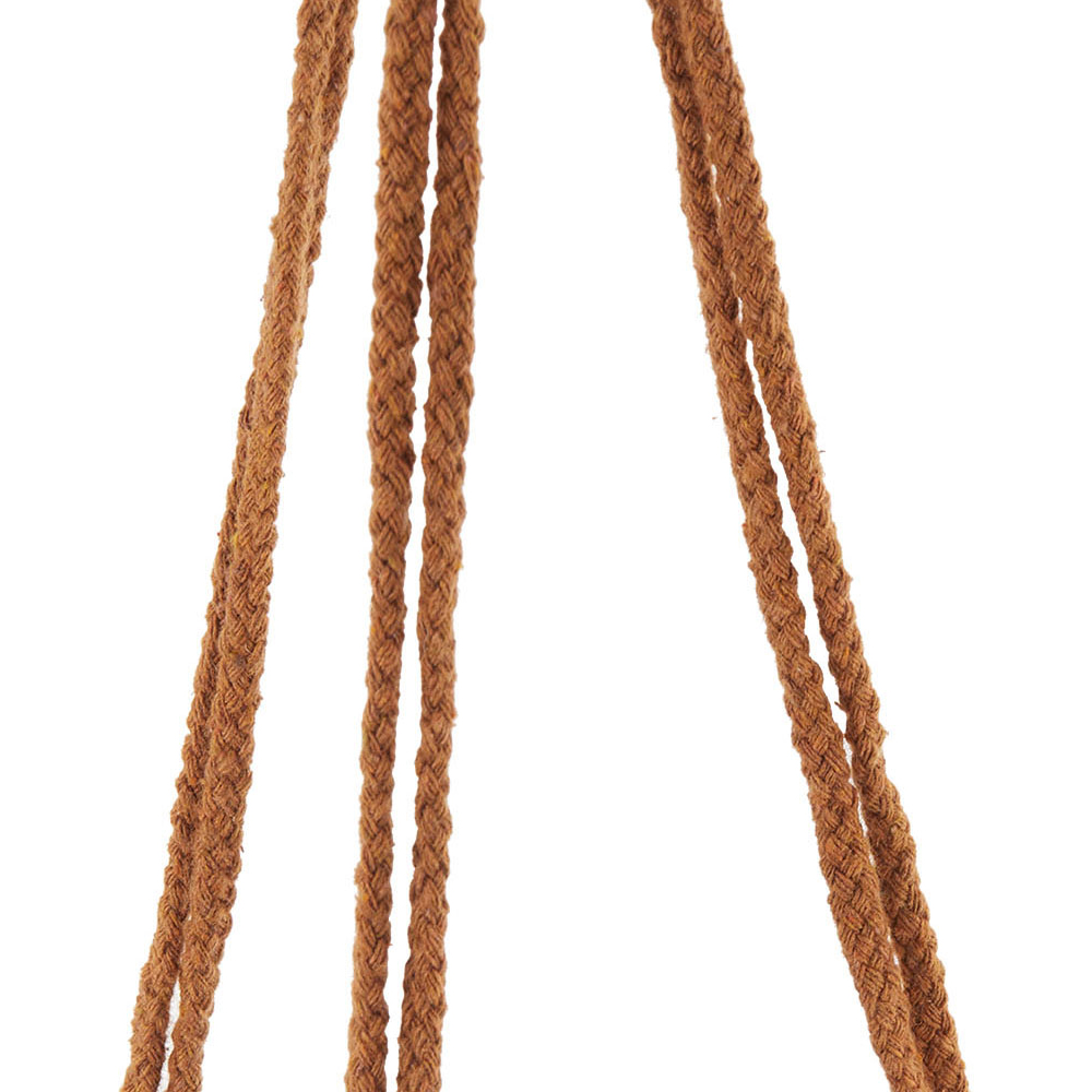 Living and Home Nordic Black Hanging Cement Planter 16cm Image 4