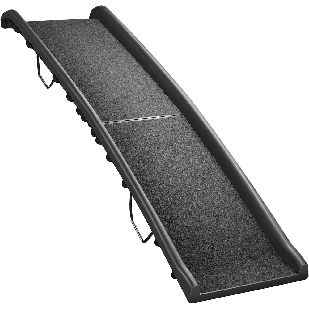 tectake Paw Step Black Dog Ramp 90kg Image 1
