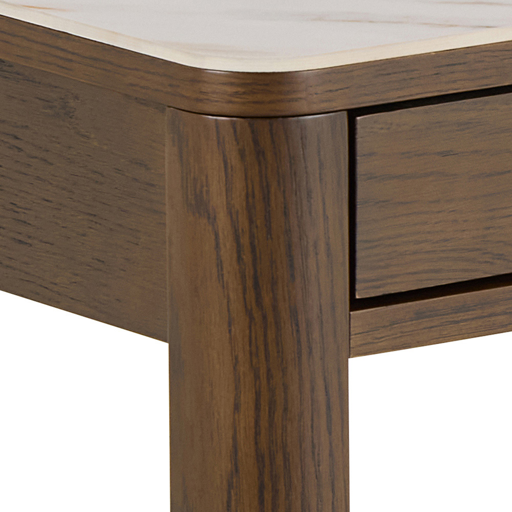 Florence Southampton Single Drawer Single Shelf Cream Ceramic Coffee Table Image 6