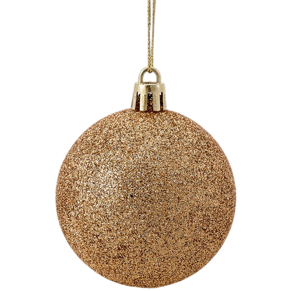 Living and Home 100 Piece Glossy Matte and Hollow Design Christmas Bauble Set Image 5